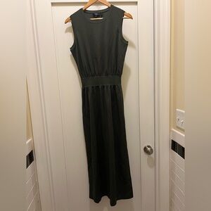 Theory Sleeveless Green Maxi Dress Women’s Size Small